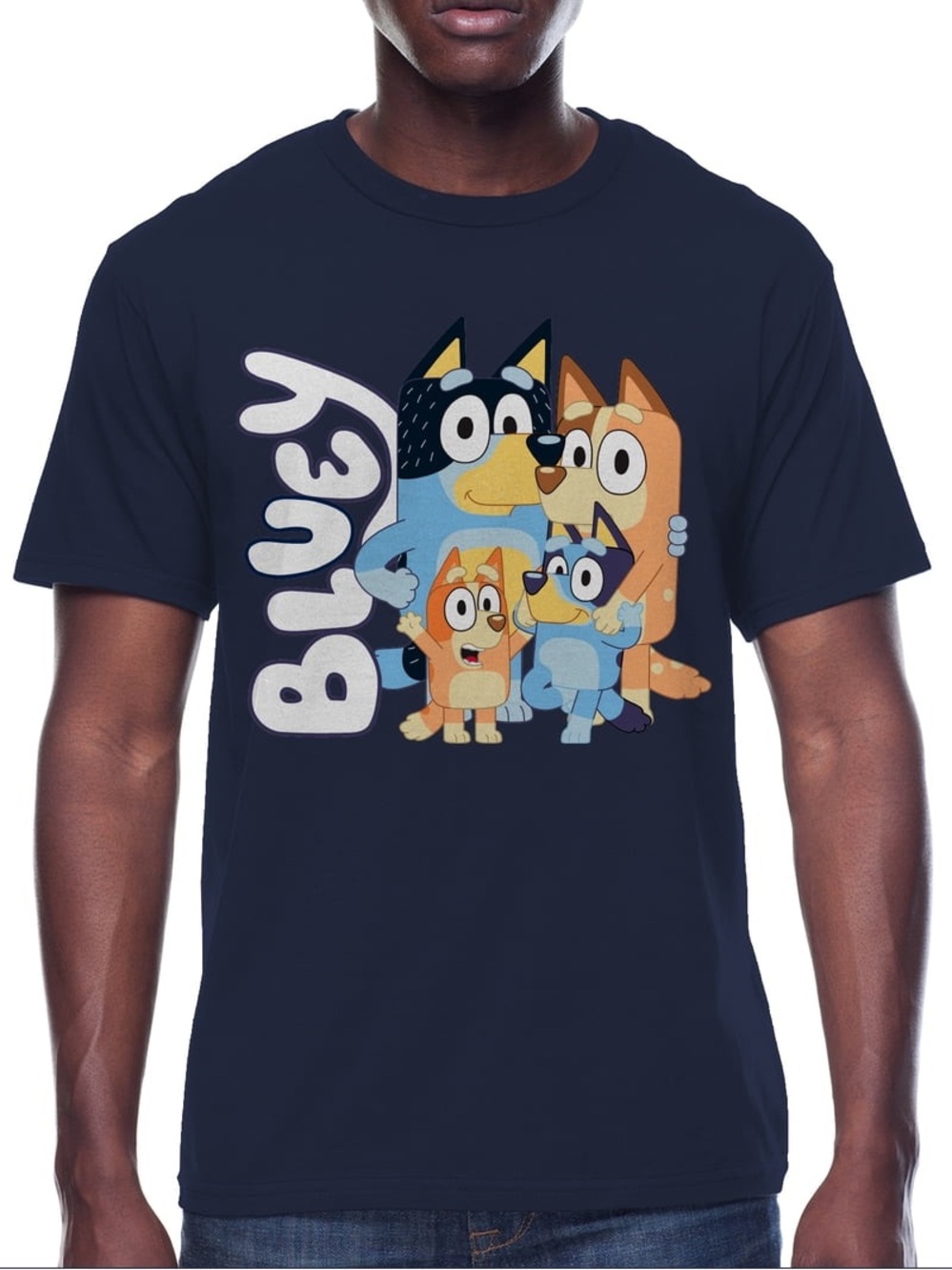 🍁Unisex Bluey Graphic T-Shirt - Navy